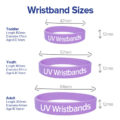 UV Wristband Sizes